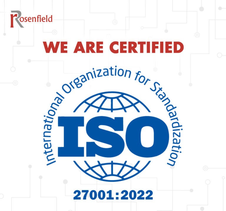 We are certified: ISO/IEC 27001:2022 Award